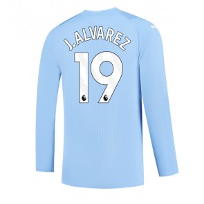 Maillot de foot Manchester City Julian Alvarez #19 Domicile 2023-24 Manche Longue
